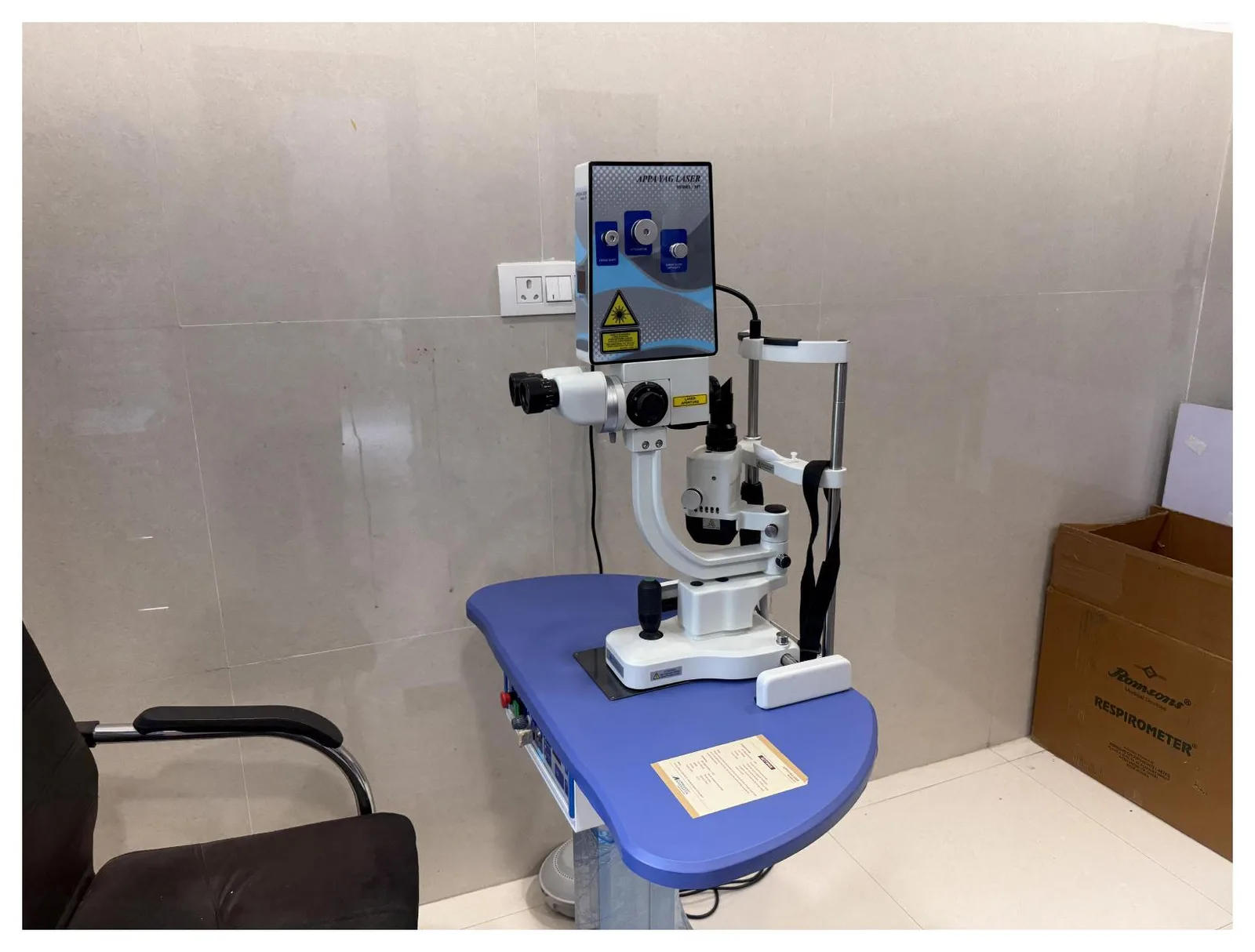 Parvati Multispeciality Hospital — Eye Examination Room